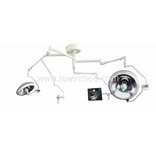 Shadowless halogen lamp with camera system